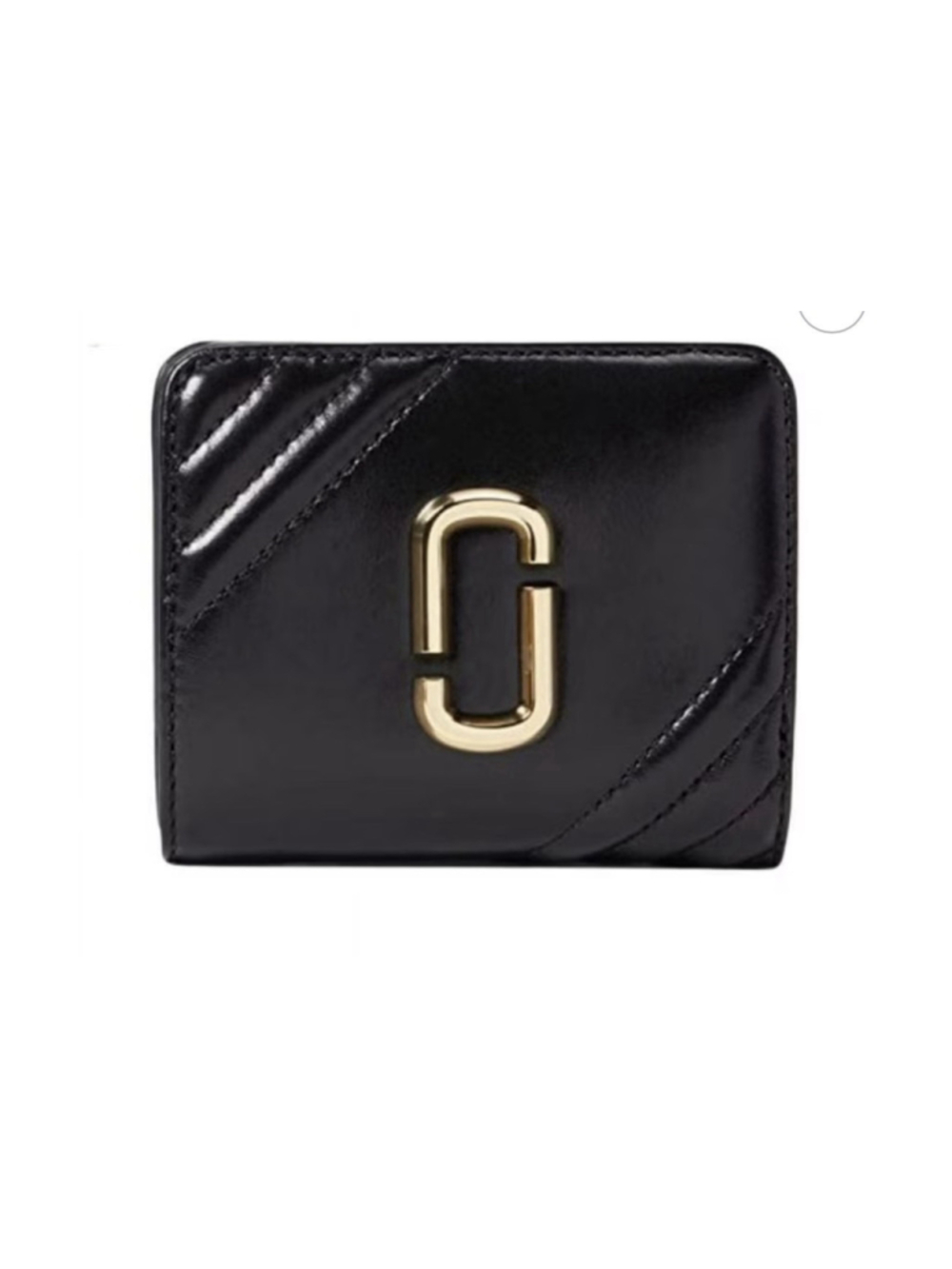 Marc Jacobs Women’s Wallet Mini Compact Glam Shot in Dusty Beige